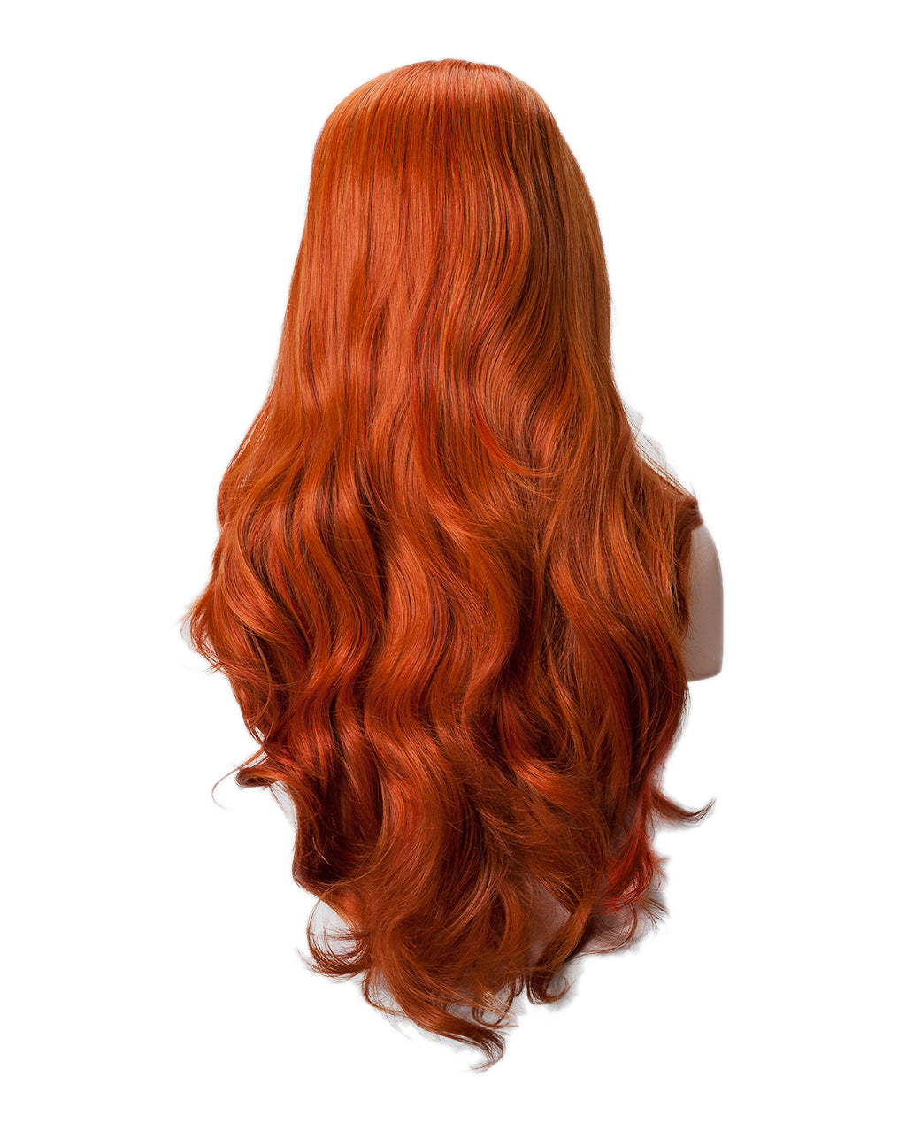 Ombre Orange Wavy 24" Synthetic Lace Front Wig - ABHAIR