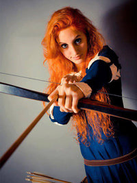 Merida Brave Princess Inspired Synthetic Cosplay Wigs - ABHAIR