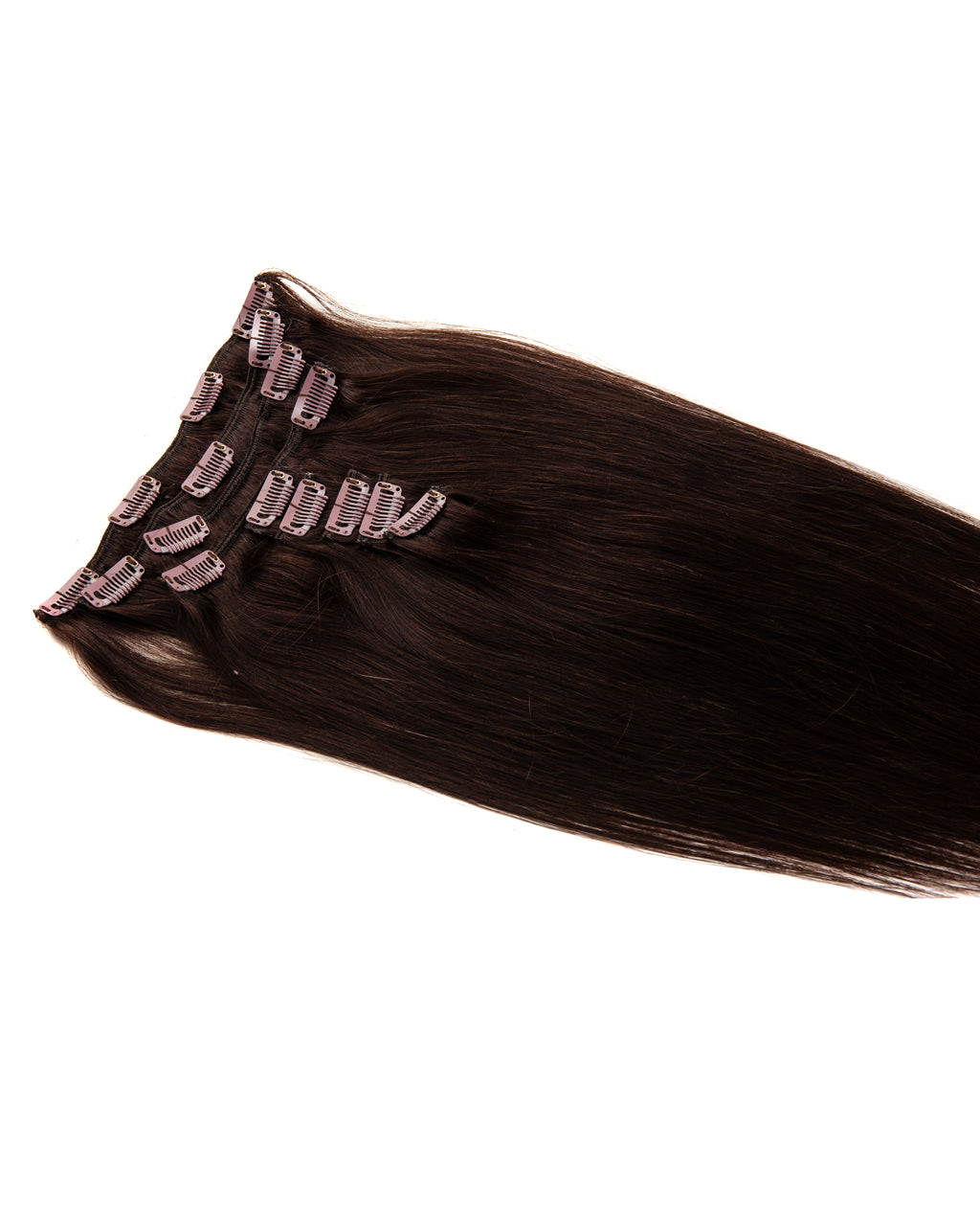 Dark Brown (#2) 9 Piece Remy Human Hair Clip-in - ABHAIR