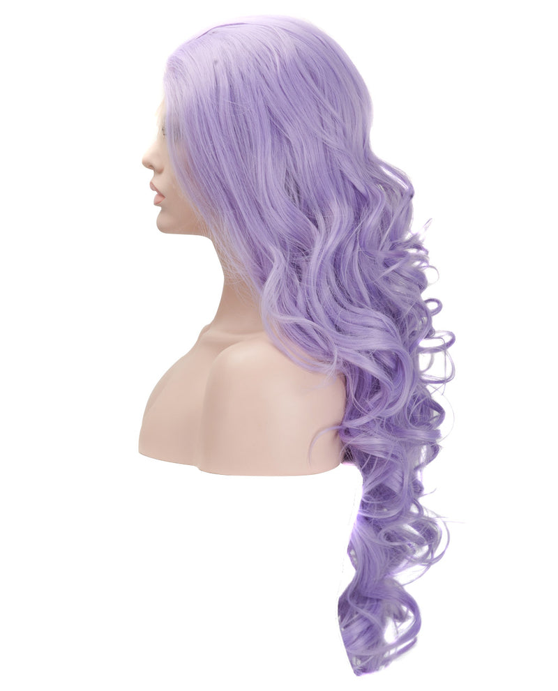 Light Purple 22" Wavy Wig