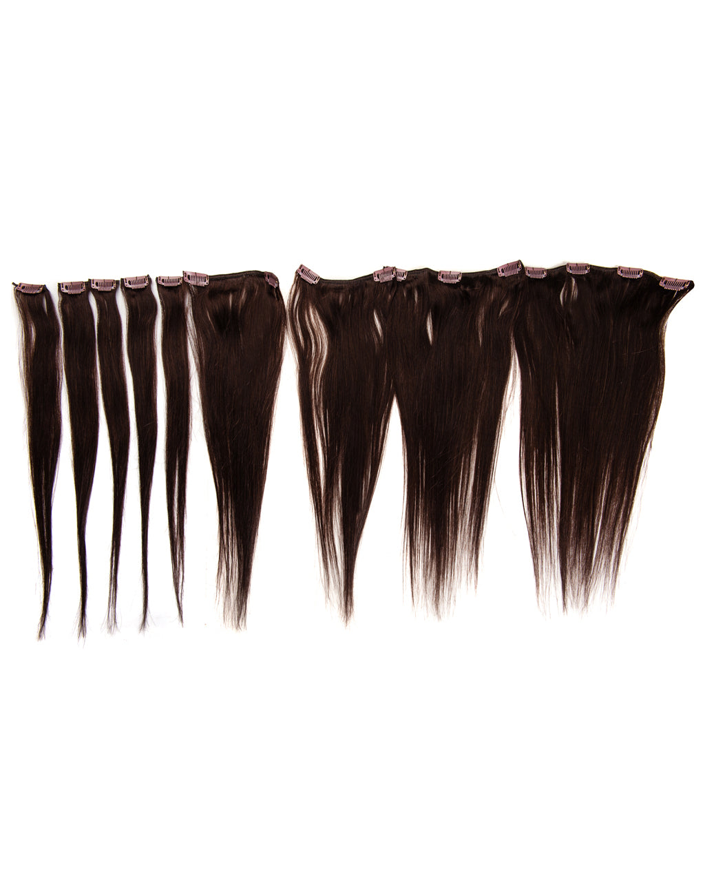Dark Brown (#2) 9 Piece Remy Human Hair Clip-in - ABHAIR