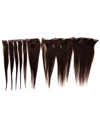 Dark Brown (#2) 9 Piece Remy Human Hair Clip-in - ABHAIR