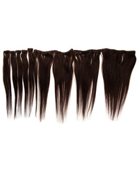 Dark Brown (#2) 9 Piece Remy Human Hair Clip-in - ABHAIR