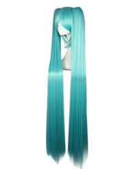 Hatsune Miku-Vocaloid Costume Wig - Ice Blue - ABHAIR