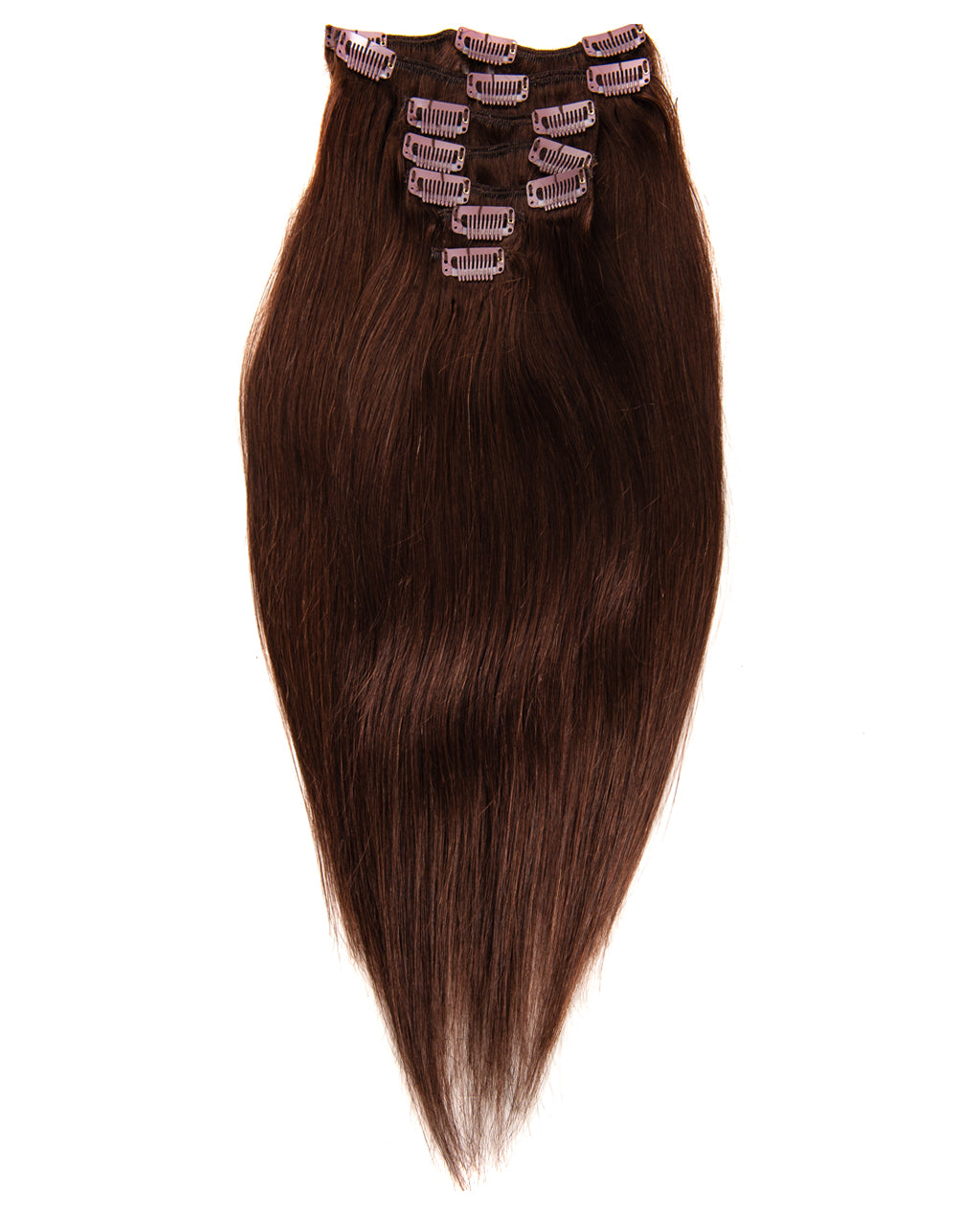 Medium Brown (#4) 7 Piece Remy Human Hair Clip-in - ABHAIR