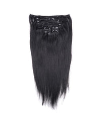 Jet Black (#1) 9 Piece Remy Human Hair Clip-in - ABHAIR