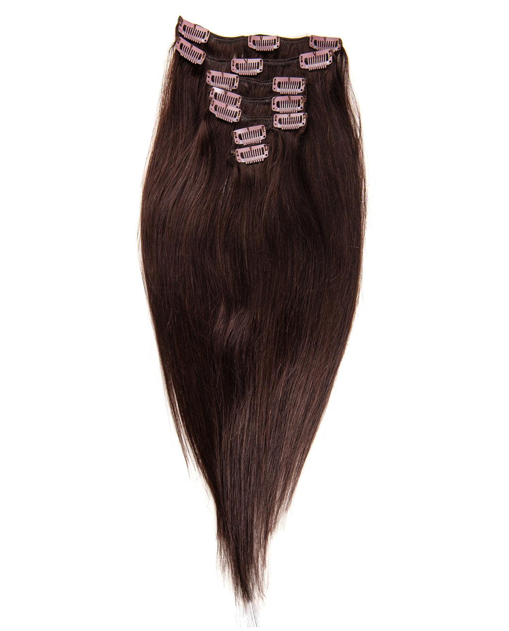 Dark Brown (#2) 7 Piece Remy Human Hair Clip-in - ABHAIR