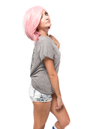 Chic Pink Blush Couture Bob Costume Wig