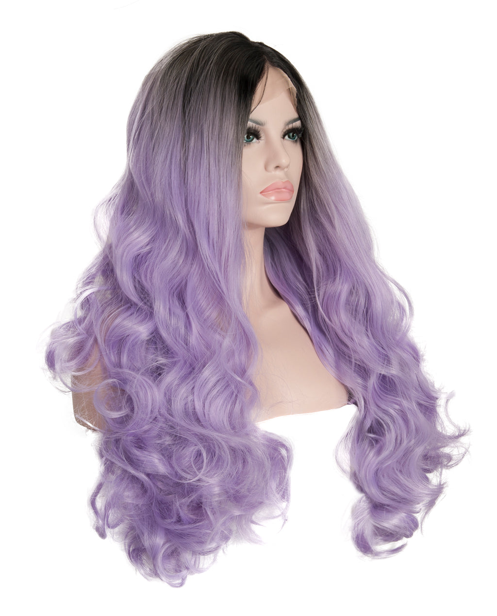 Lavende Ombre 22" Body Wave Wig