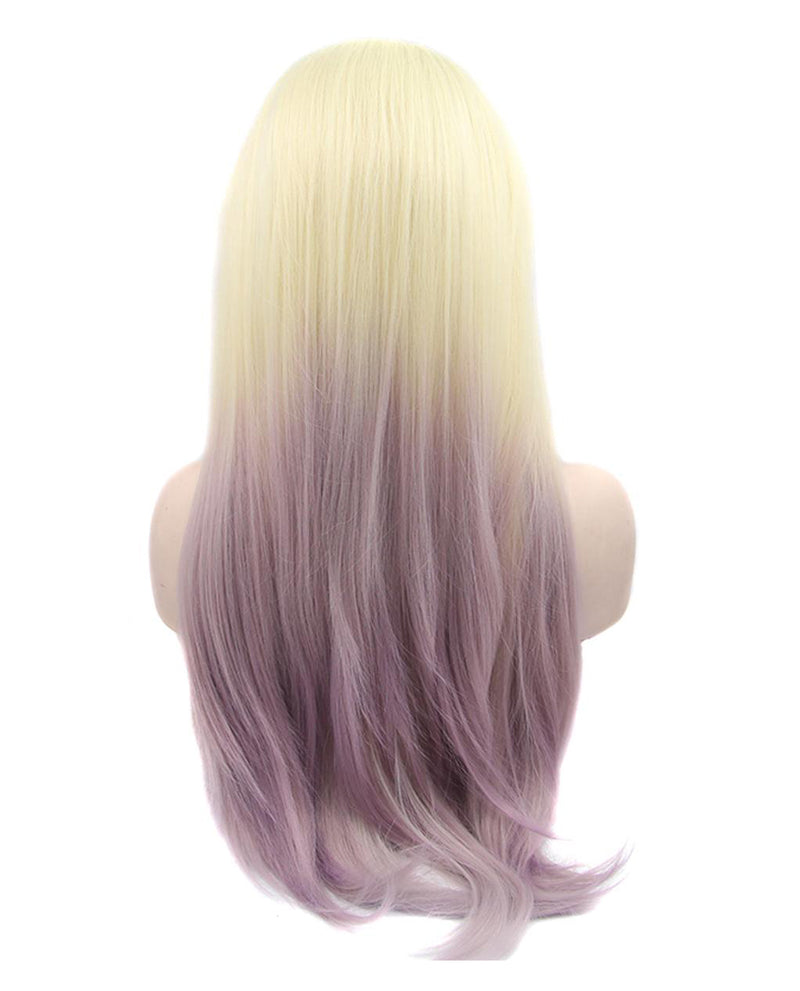 Platinum Blonde Ombre 20" Straight Wig