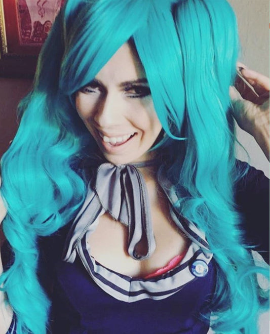 Hatsune Miku-Vocaloid Ombre Costume Wig