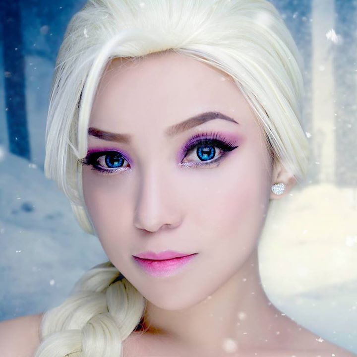 Snow Queen Elsa of Frozen Inspired Synthetic Costume Wig - ABHAIR