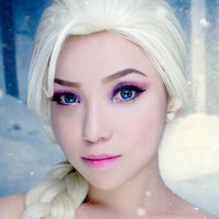 Snow Queen Elsa of Frozen Inspired Synthetic Costume Wig - ABHAIR