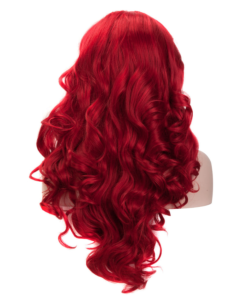 Red 22" Body Wave Wig
