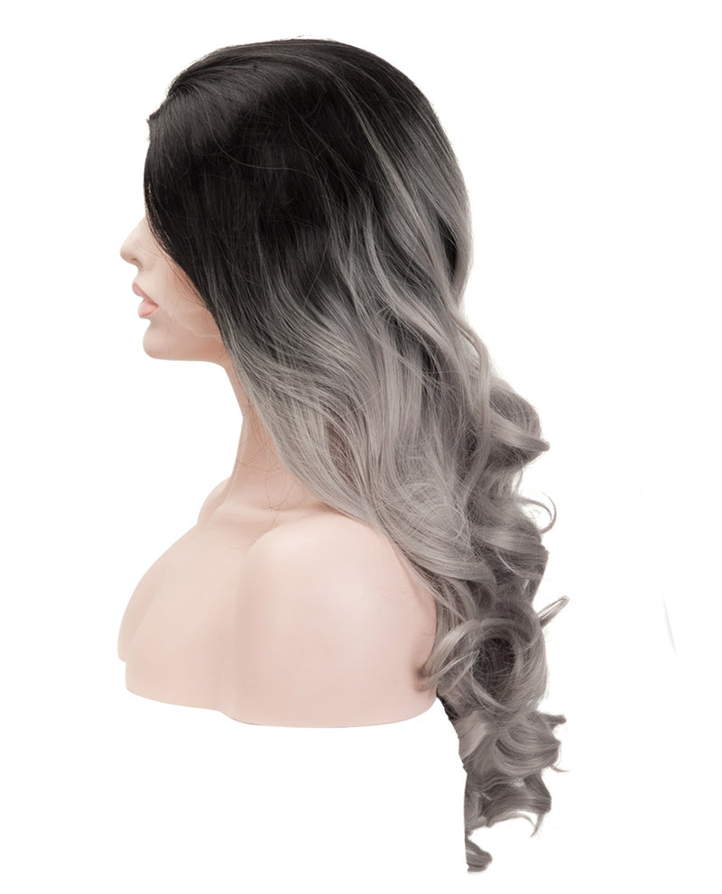 Gray Mix Ombre 22" Body Wave Wig