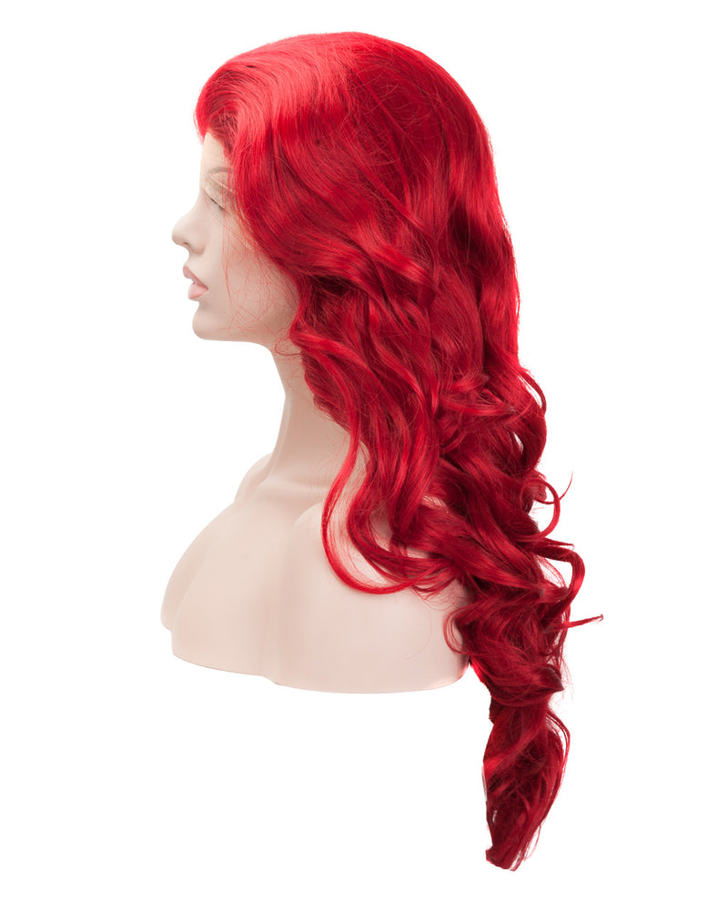 Red 22" Body Wave Wig