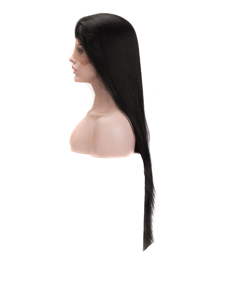 Natural Black 24" Wavy Wig