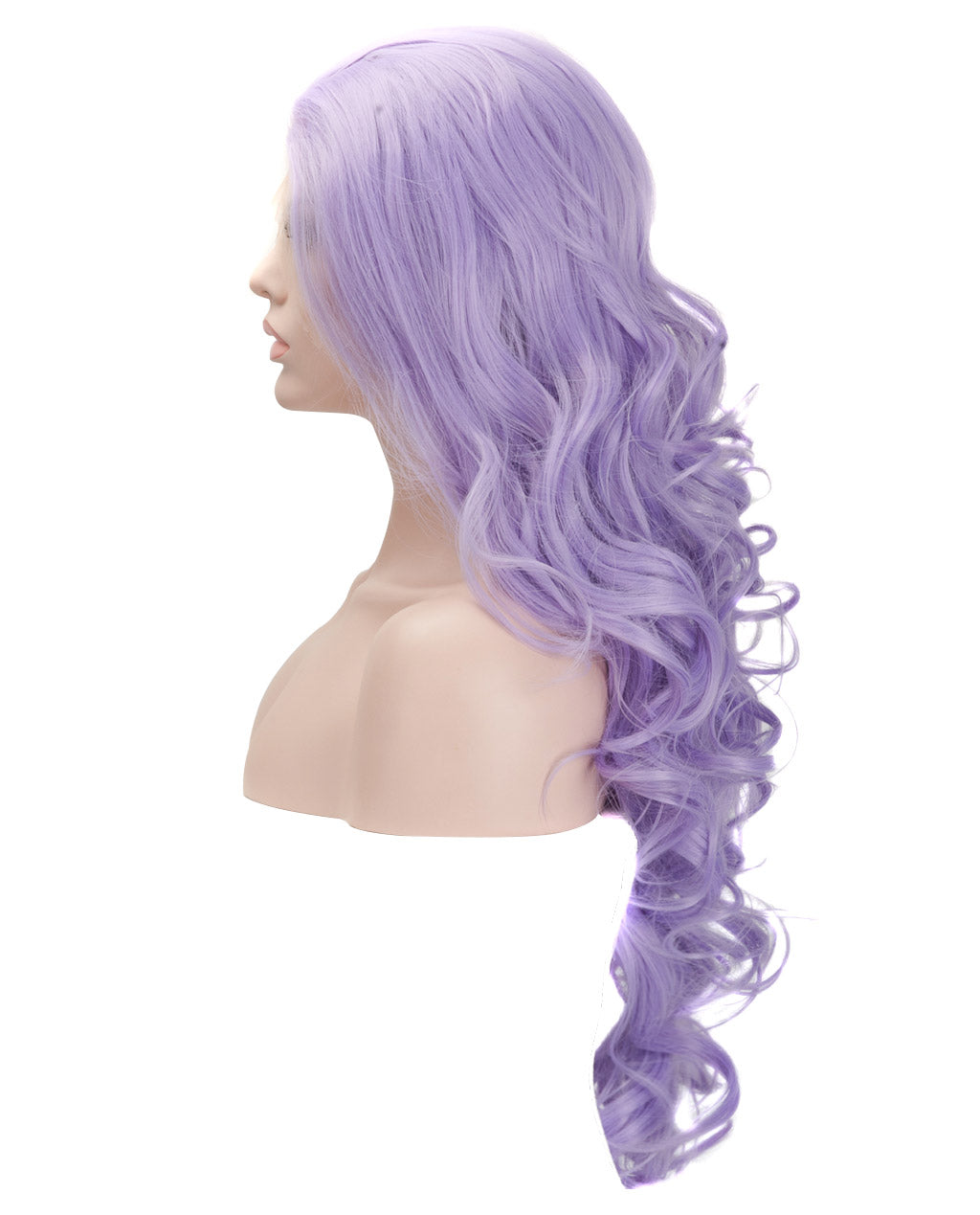 Light Purple 22" Wavy Wig