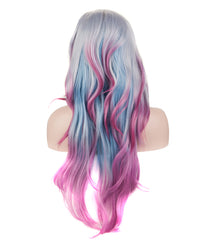 Gray Multi-Color Ombre 22" Wavy Wig