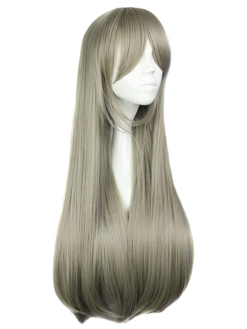 Gray Straight Costume Wig