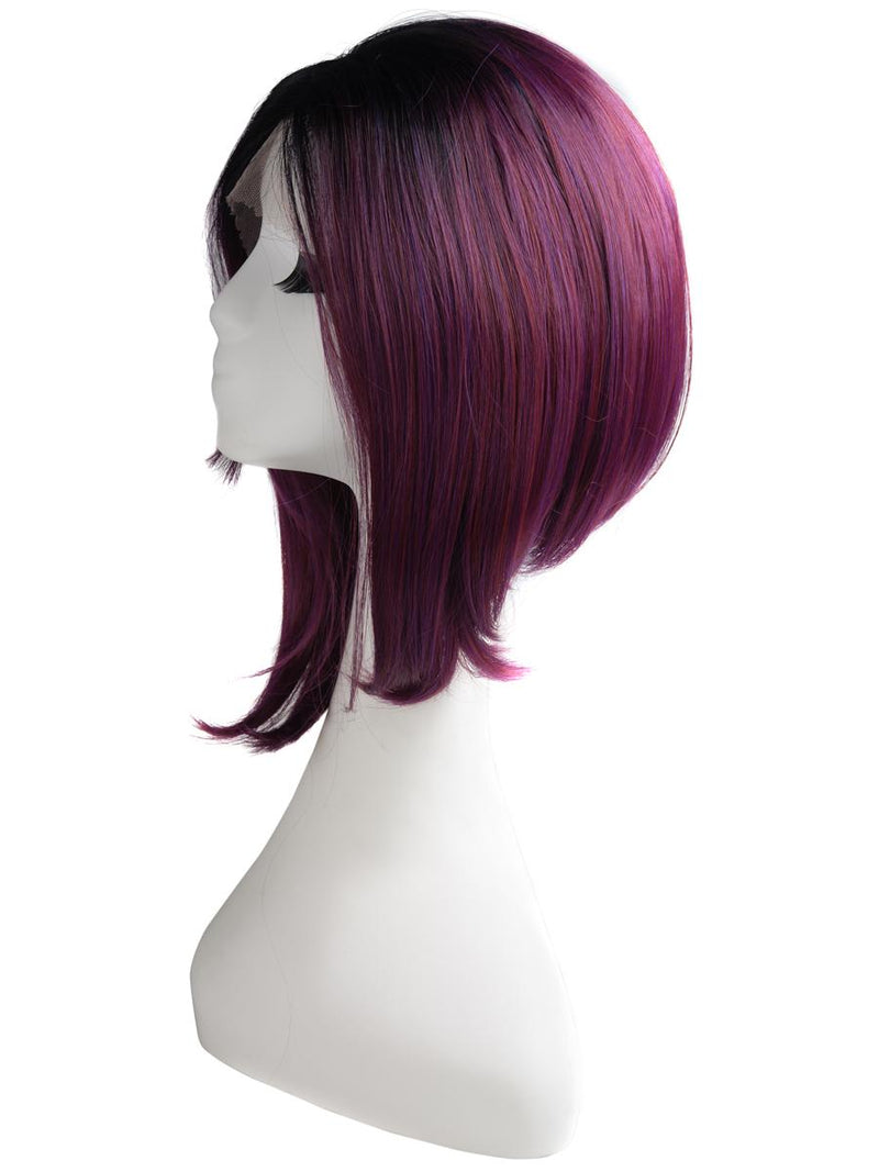 Jet Black Ombre 10-14" Straight Bob Wig