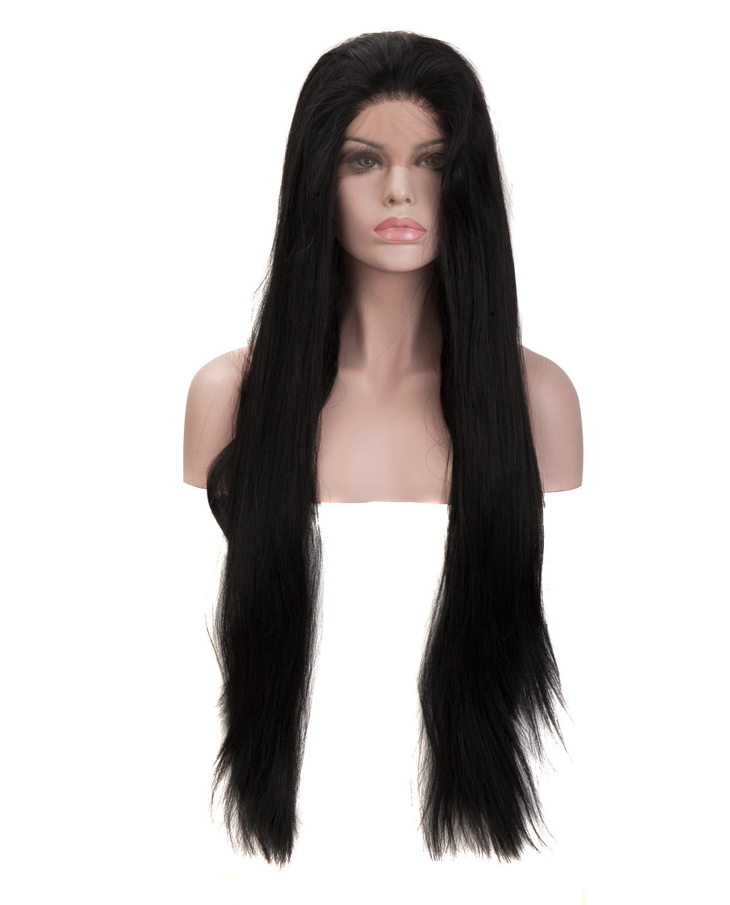 Natural Black 24" Wavy Wig