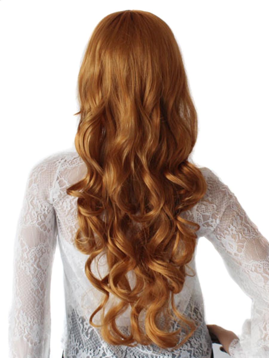 Strawberry Blonde Loose Curl Costume Wig