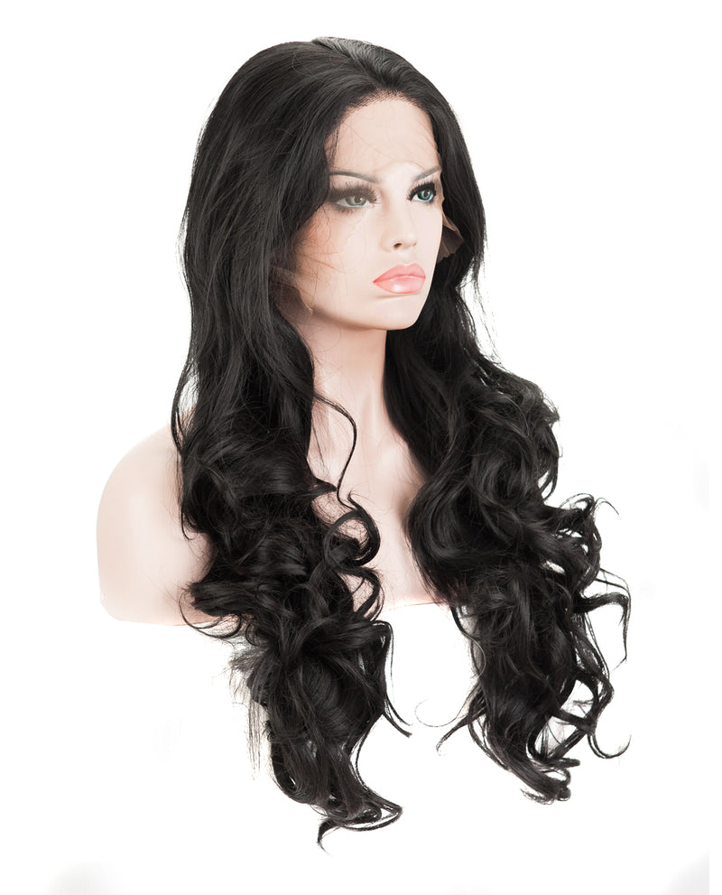 Natural Black 24" Body Wave Wig