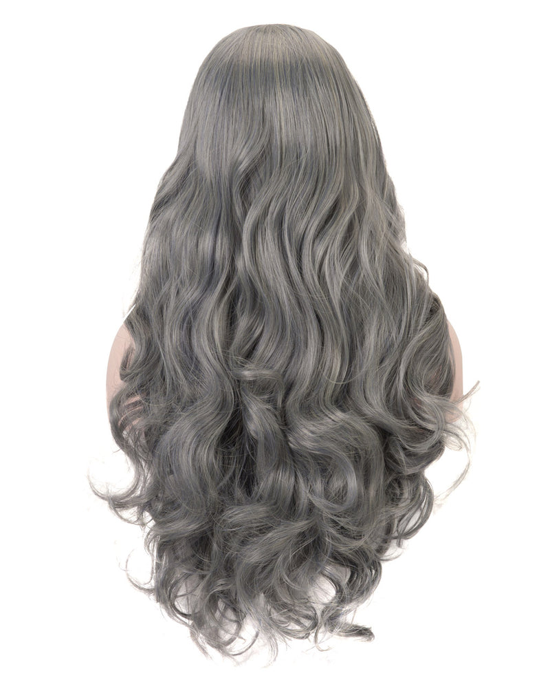 Silver Gray 24" Wavy Wig
