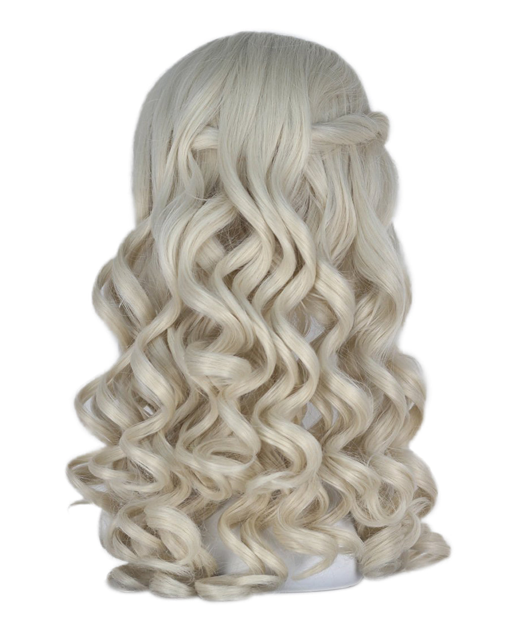 White Queen of Alice Through The Looking Glass Costume Wig