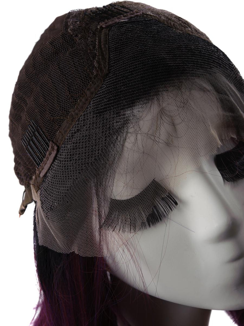 Jet Black Ombre 10-14" Straight Bob Wig