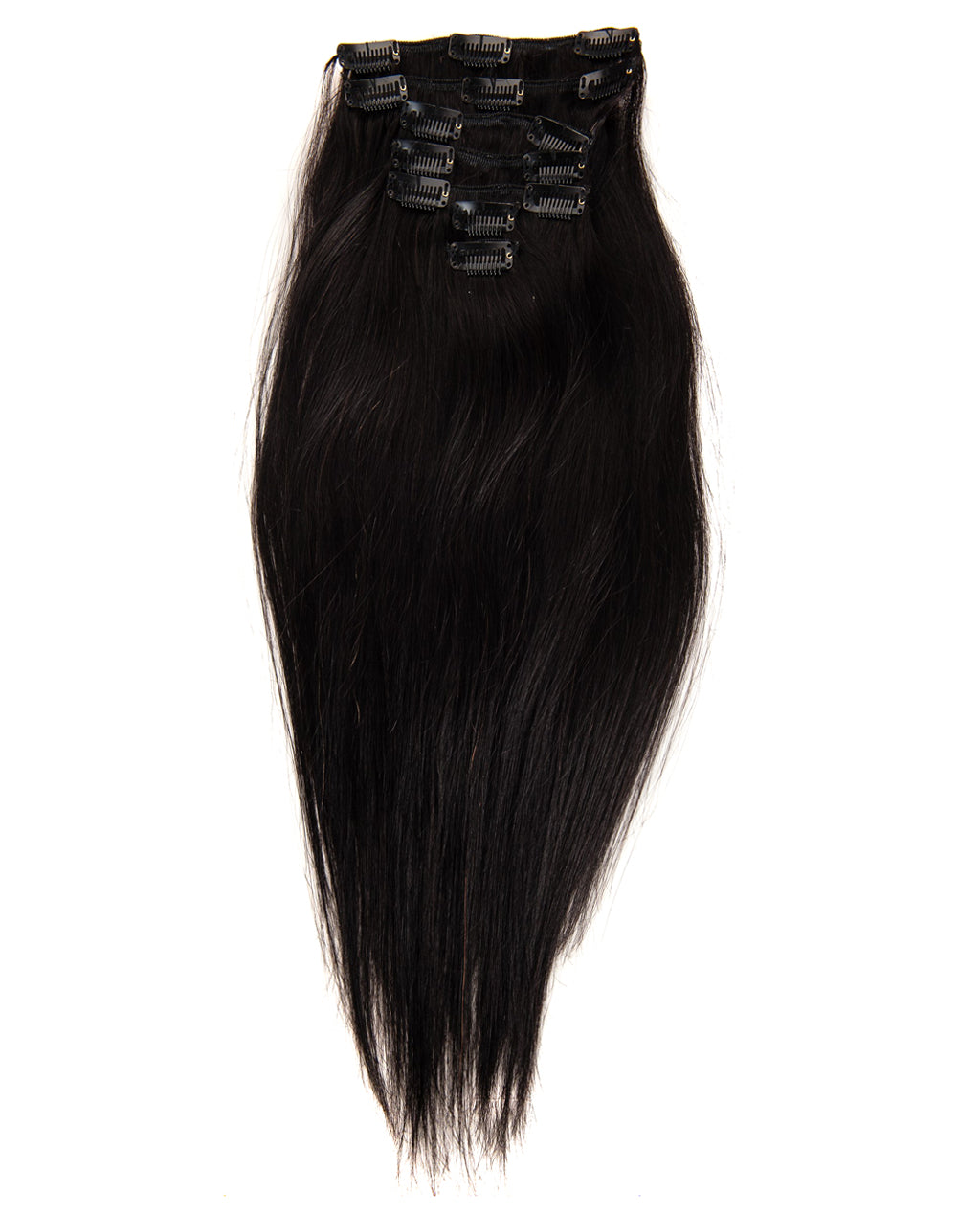 Natural Black(#1B) 7 Piece Remy Human Hair Clip-in - ABHAIR