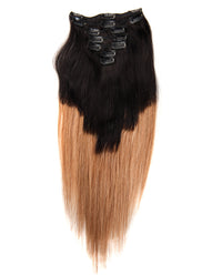 Ombre T1B/27 7 Piece Remy Human Hair Clip-in - ABHAIR