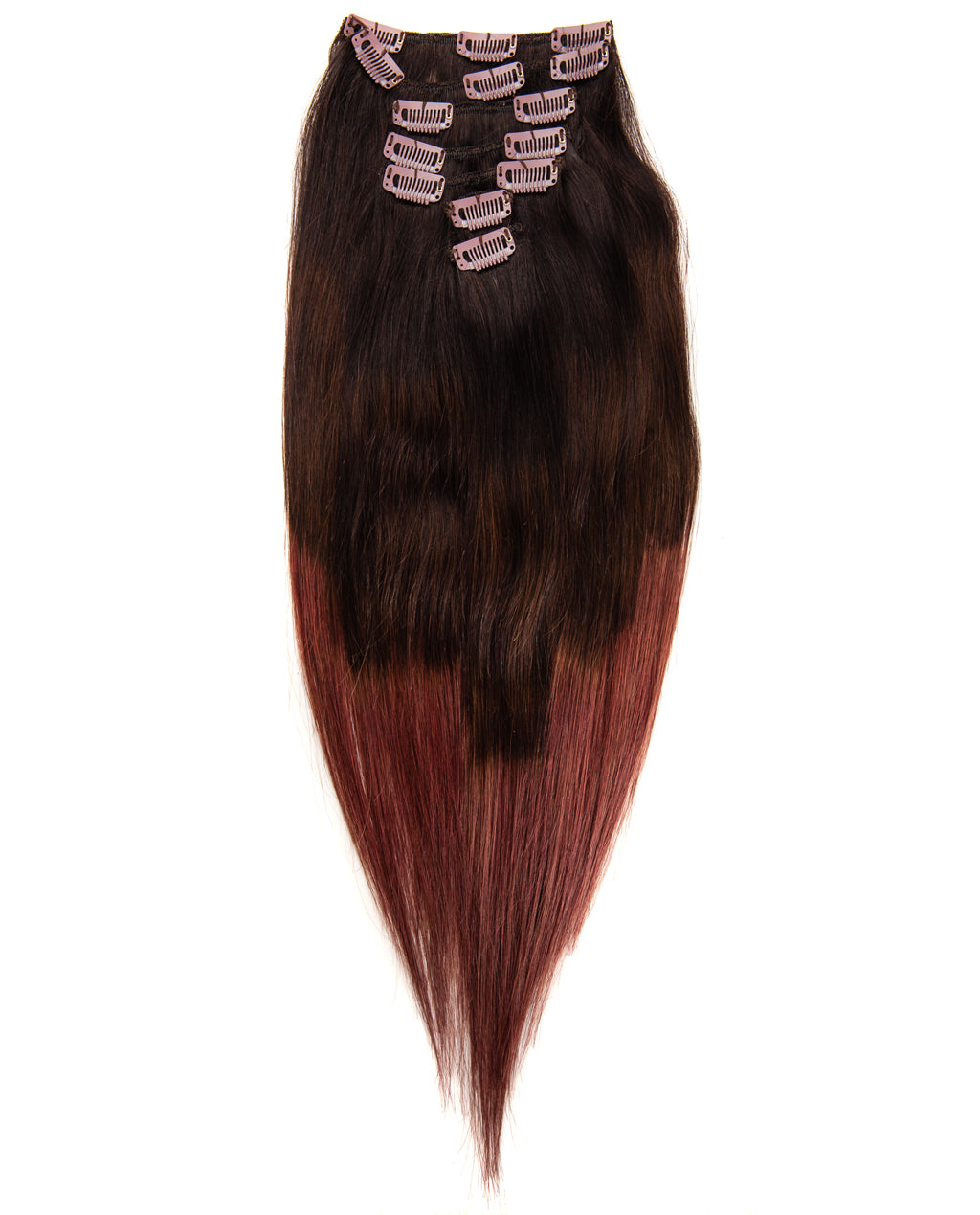 Ombre T2/4/33 7 Piece Remy Human Hair Clip-in - ABHAIR