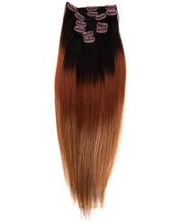 Ombre T2/30/27 7 Piece Remy Human Hair Clip-in - ABHAIR