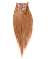 Light Chestnut (#8) 7 Piece Remy Human Hair Clip-in - ABHAIR
