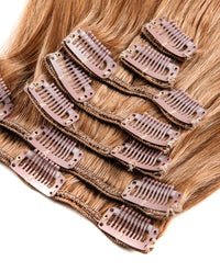 Light Chestnut (#8) 7 Piece Remy Human Hair Clip-in - ABHAIR