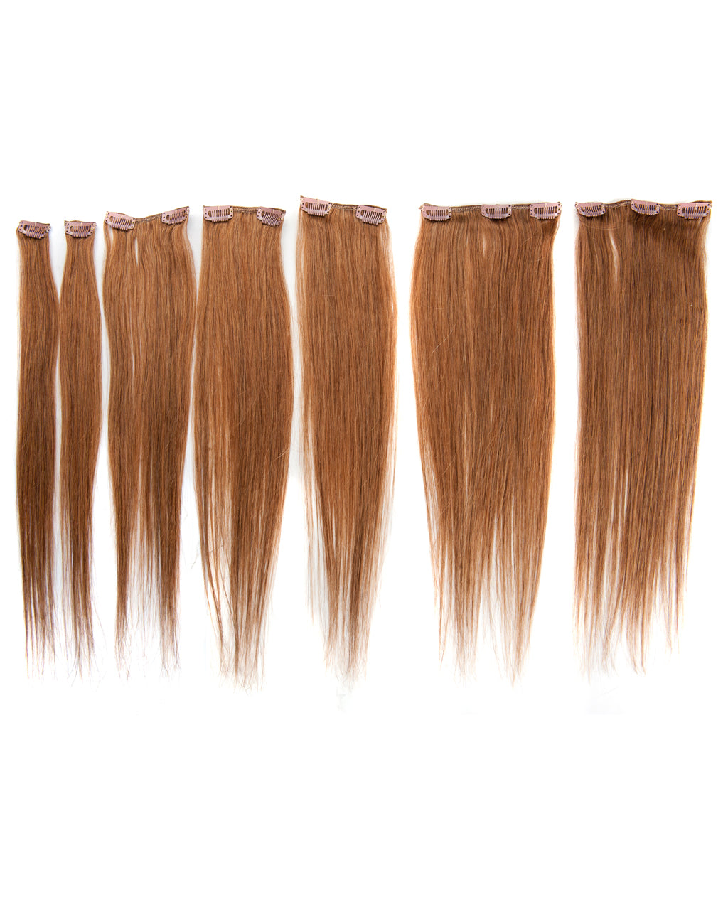 Light Chestnut (#8) 7 Piece Remy Human Hair Clip-in - ABHAIR