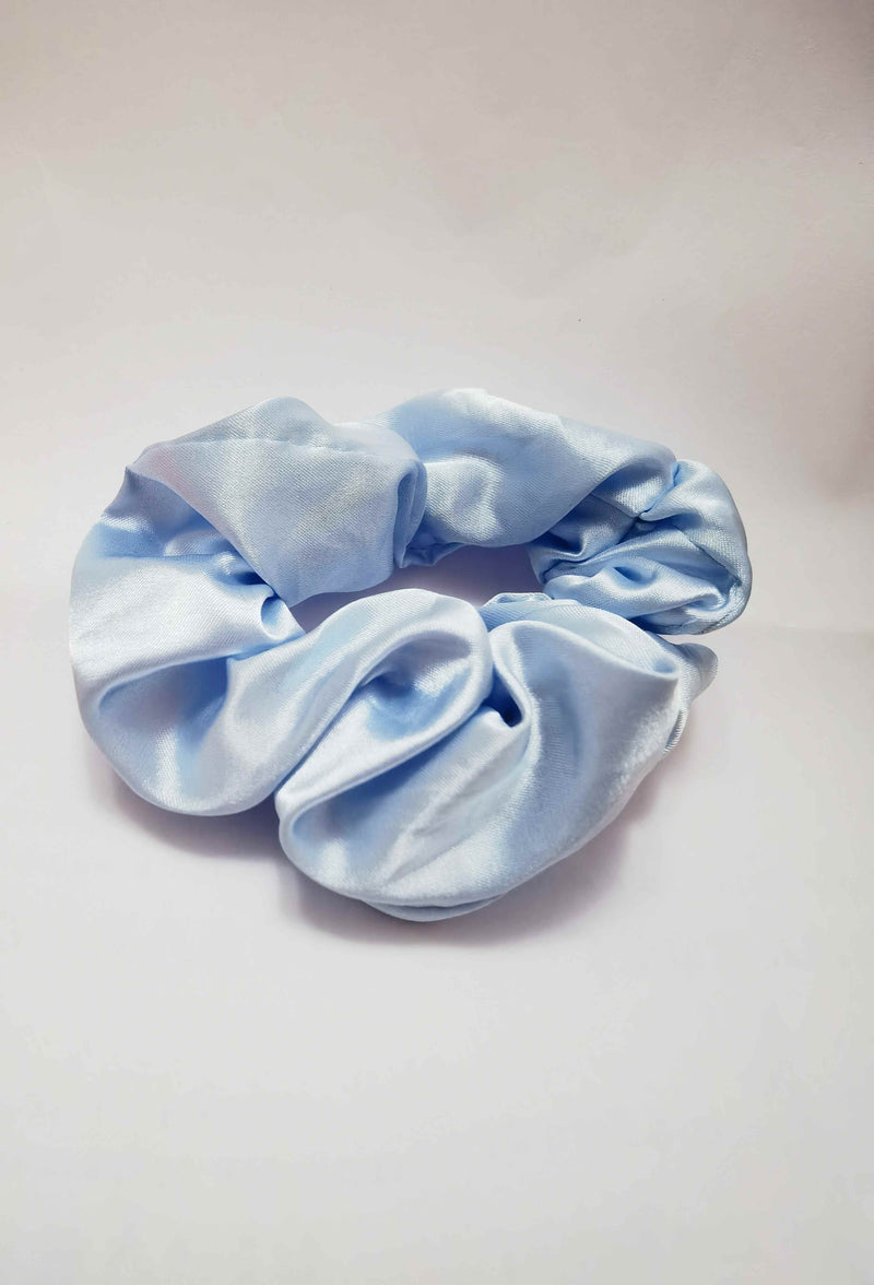 Jesayem Light Blue Hair Scrunchies for Women Soft Scrunch Hair Bands-2 Pack